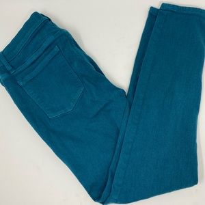 Lila Ryan Louise Skinny Blue Jade Ankle Stretch Jeans Size 28